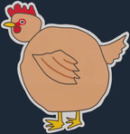 Sticker | Poorly Drawn Chicken